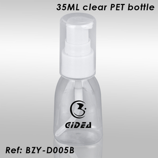 35ml klare PET-Flasche mit Pumpe