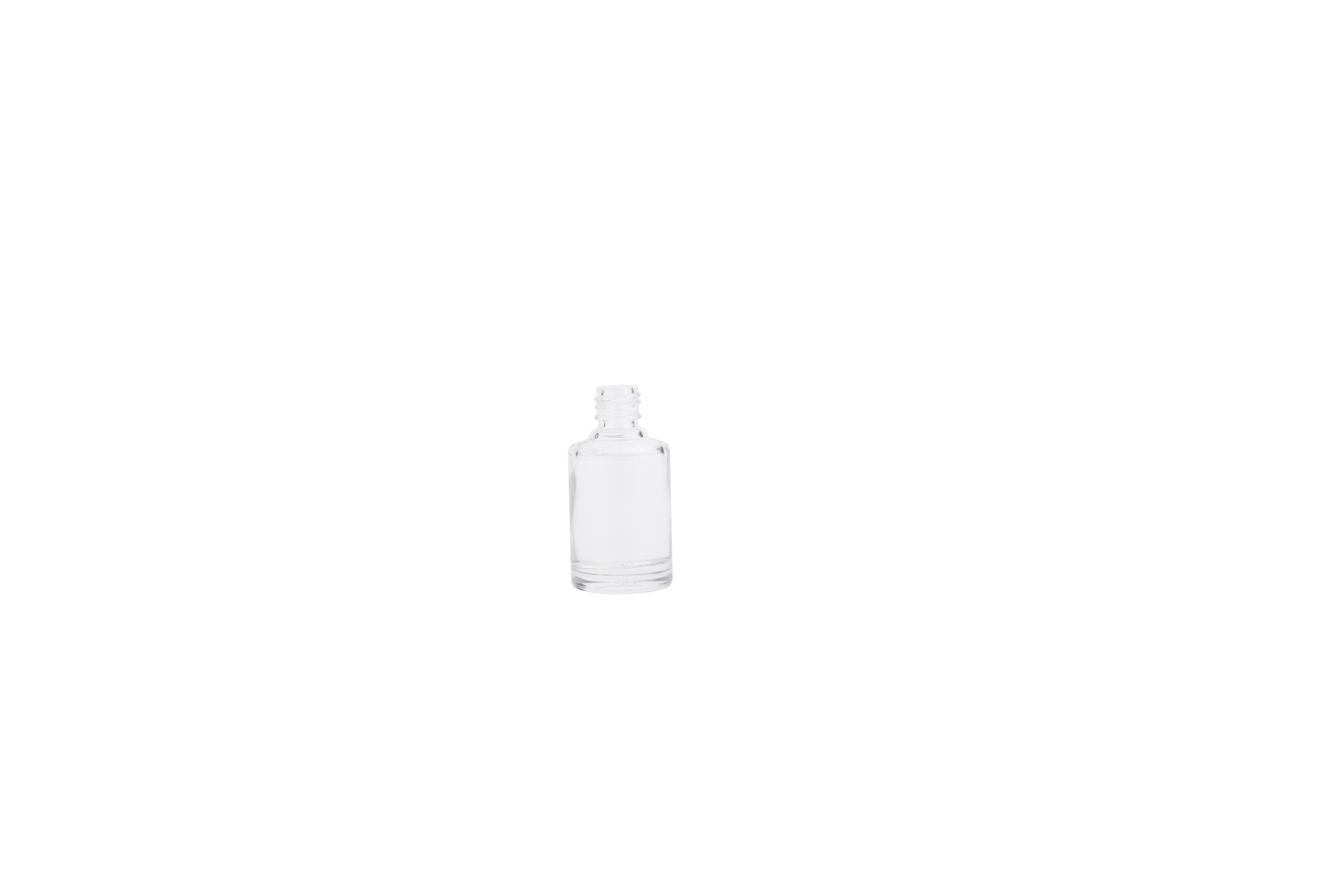 10ml klare quadratische Nagellackflasche mit Splitterkappe
