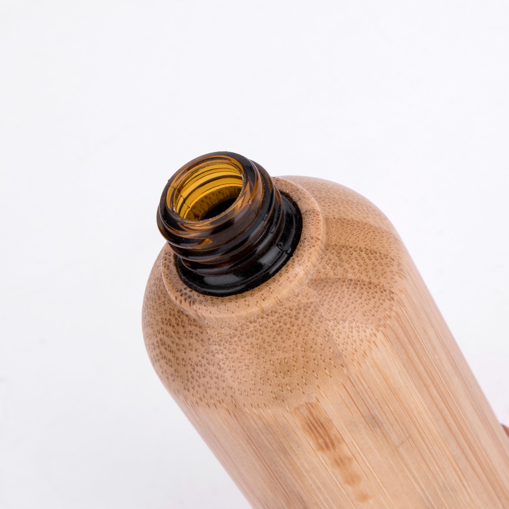Kosmetische Flasche des ätherischen Öls des Bambusses mit Tropfenzähler