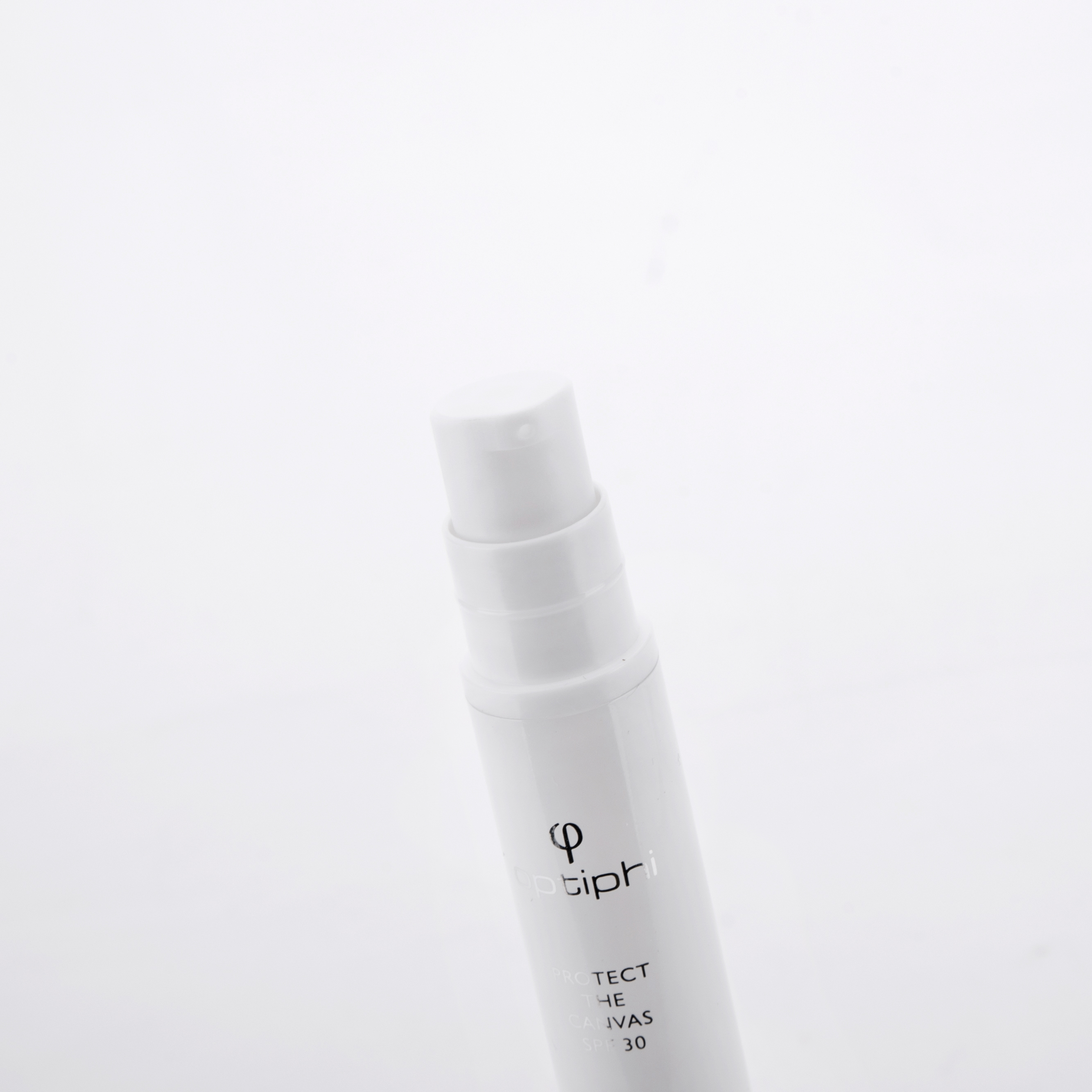 10ml weiße kosmetische Airless-Kunststoffflasche für die Körperpflege