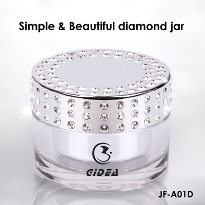 50g Galvanik glänzend Silber Diamanten Acryl Gläser In Stock