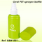 50ml 80ml grüne ovale PET-Flasche