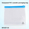 Transparente PVC-Kosmetikverpackungstasche